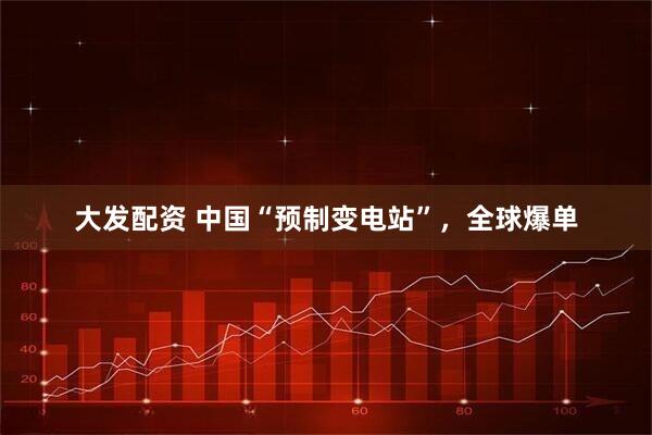 大发配资 中国“预制变电站”，全球爆单