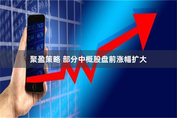聚盈策略 部分中概股盘前涨幅扩大